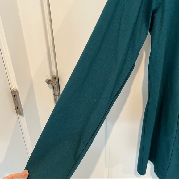 Belle by Kim Gravel Teal top Sz M - Picture 4 of 7